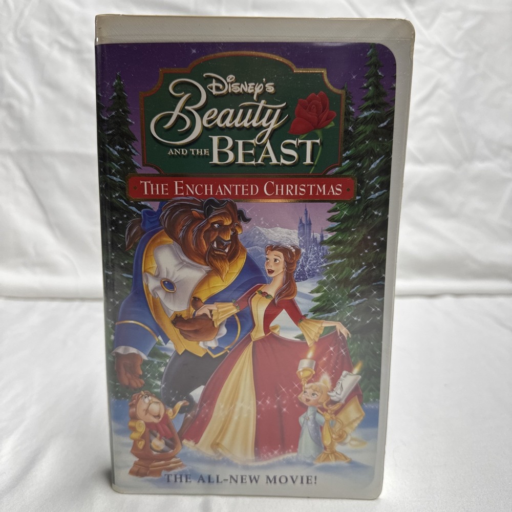 1997 Disney's Beauty and the Beast: An Enchanted Christmas (VHS)